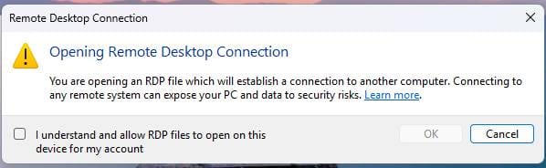Windows RDP-Warnung nach April 2026-Update